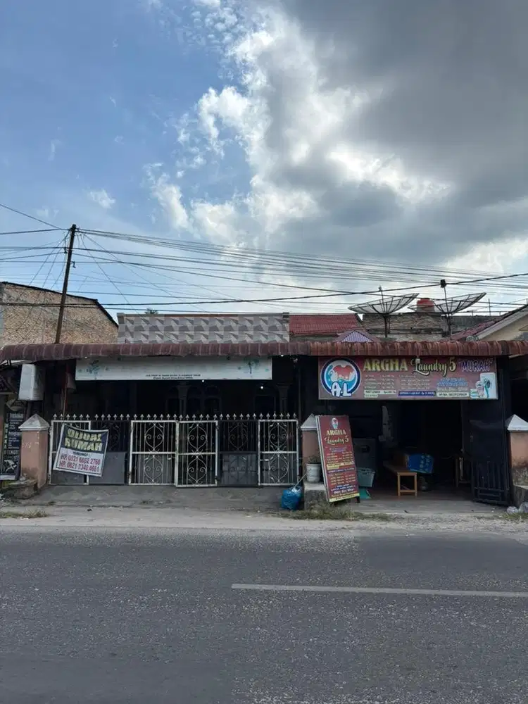DIJUAL RUMAH DI PINGGIR JALAN BESAR KOTA KISARAN