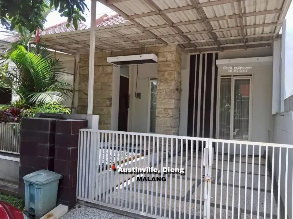 Rumah Modern Minimalis Di Perumahan Austinville, Dieng Malang