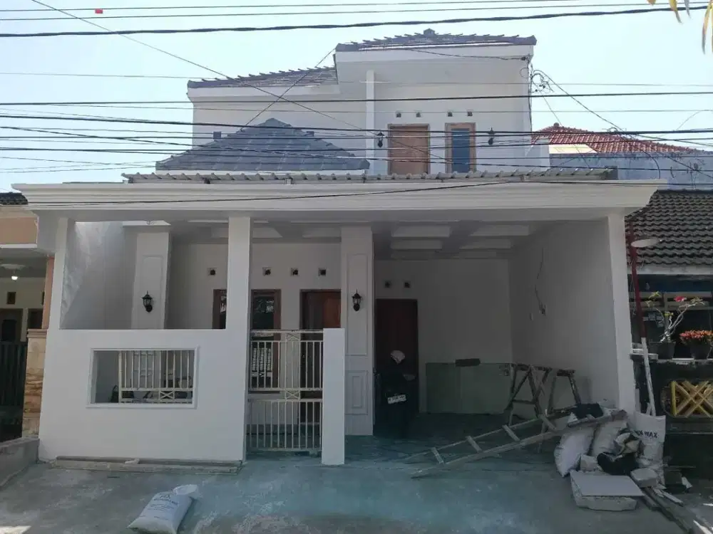 Rumah murah bangunan baru lokasi sawojajar kota malang