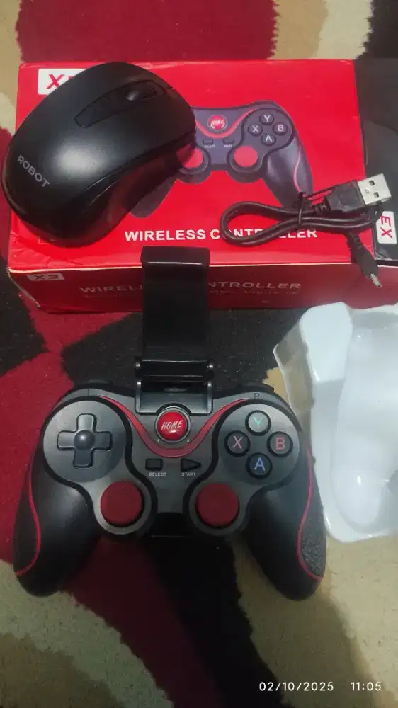 Harga tertinggi angkut wireless controller x3 dan wireless mouse robot