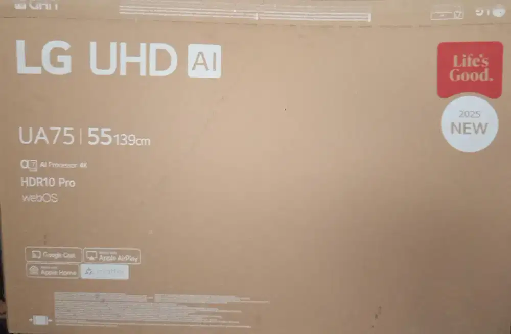 Tv lg uhd AI kondisi baru 1 bulan