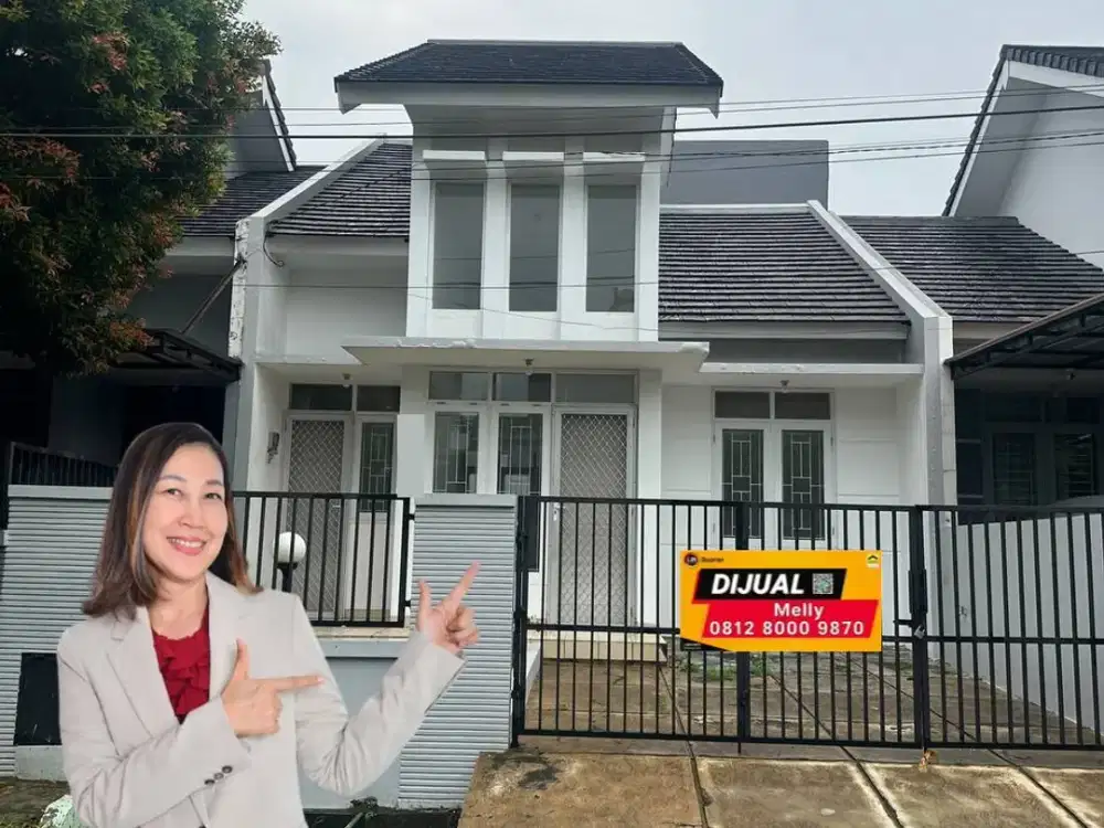 Rumah Komplek Kemang Pratama Lingkungan Nyaman Kota Bekasi