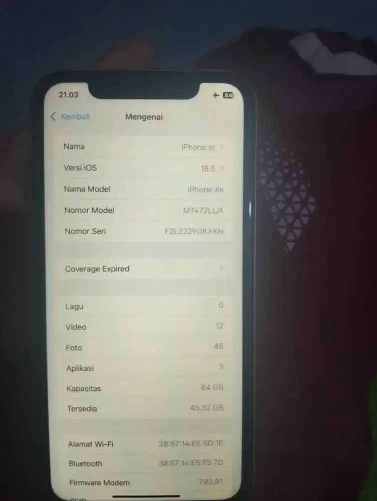 HP IPHONE XR 64GB INTER