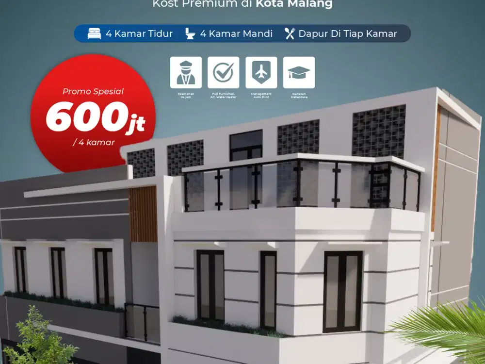 Dijual Rumah Kost Dekat UMM : Lokasi Strategis, Potensi Sewa Tinggi