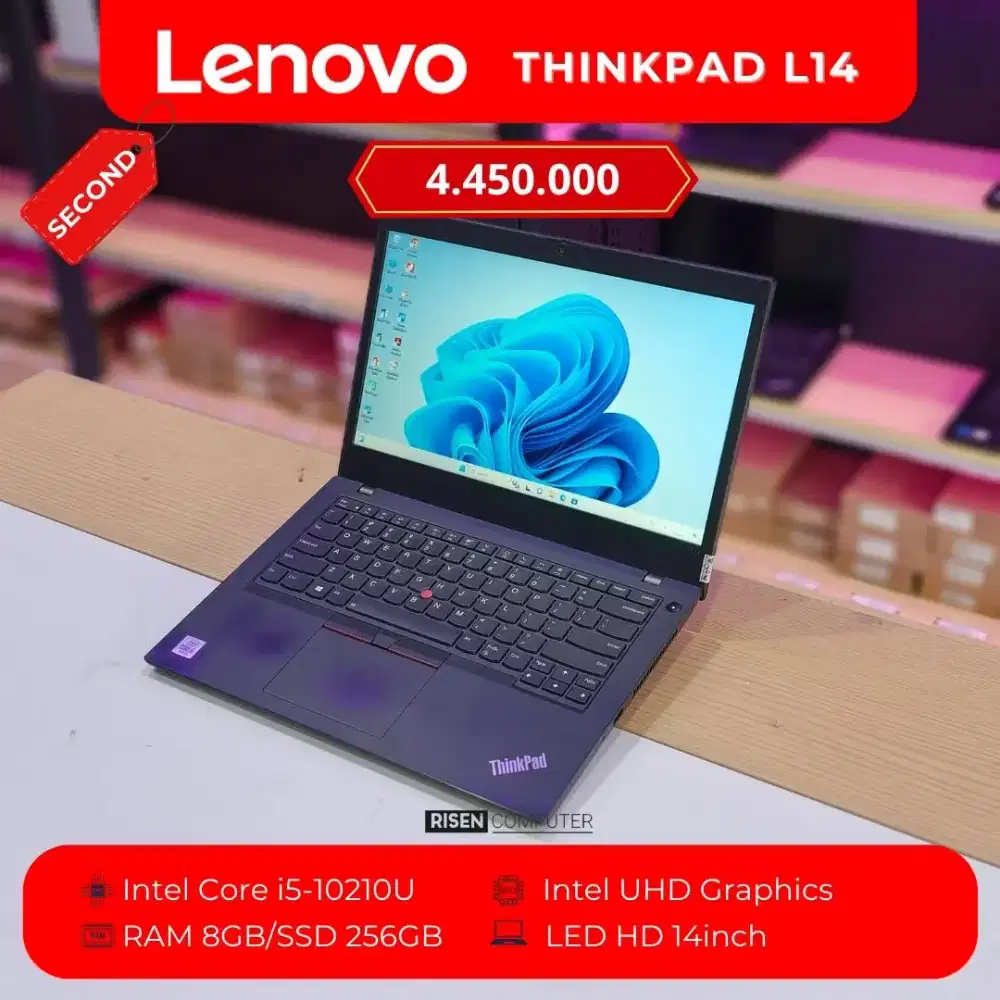 LENOVO THINKPAD L14 Core I5-10210U HD 14inch RAM 8GB SSD 256GB