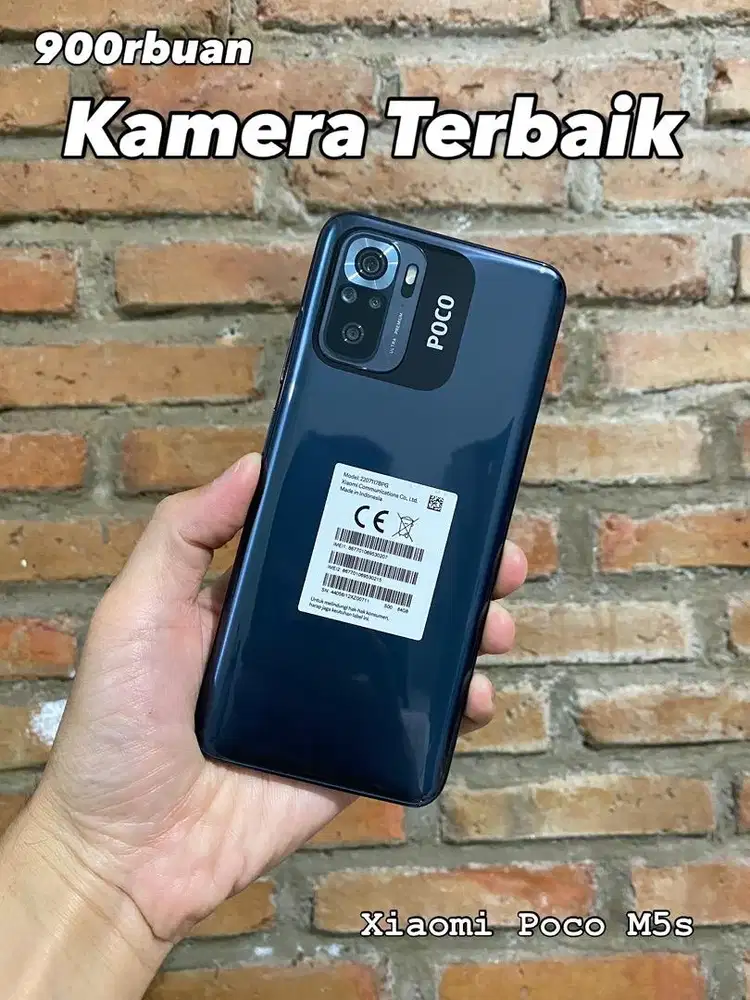 Xiaomi Poco M5s Hitam 64GB Amoled Kamera Ultrawide Batre Awet Gaming