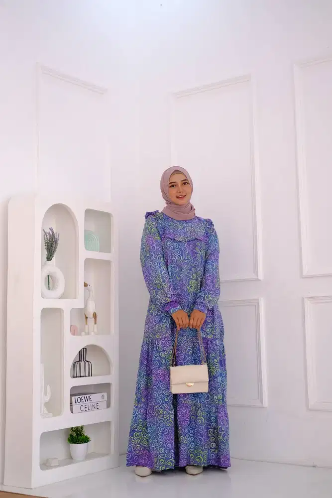 Gamis Rayon Super Violet