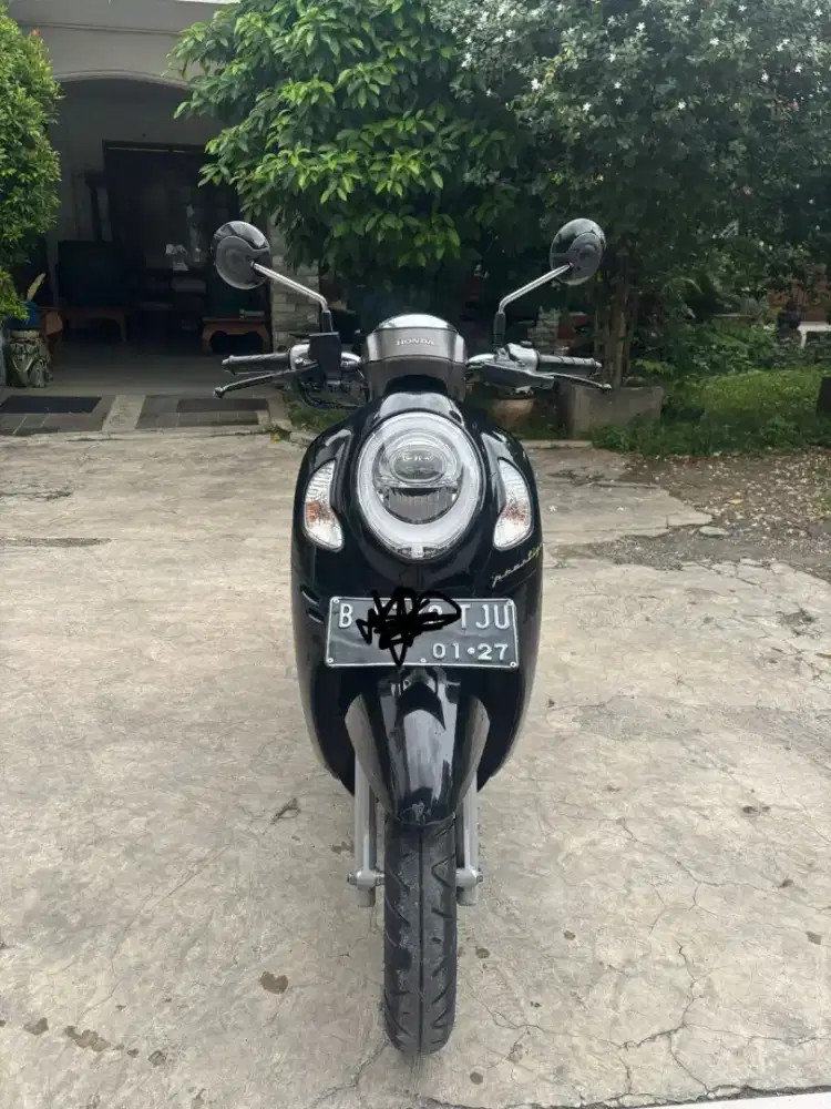 Honda Scoopy Prestige 2022 Hitam Keyless Pajak On