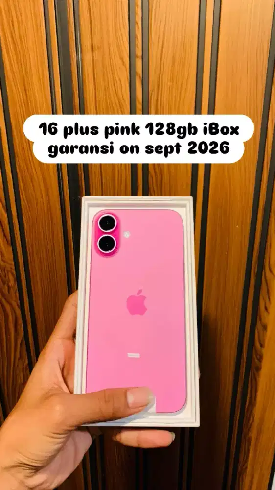 iPhone 16 plus pink 128gb iBox