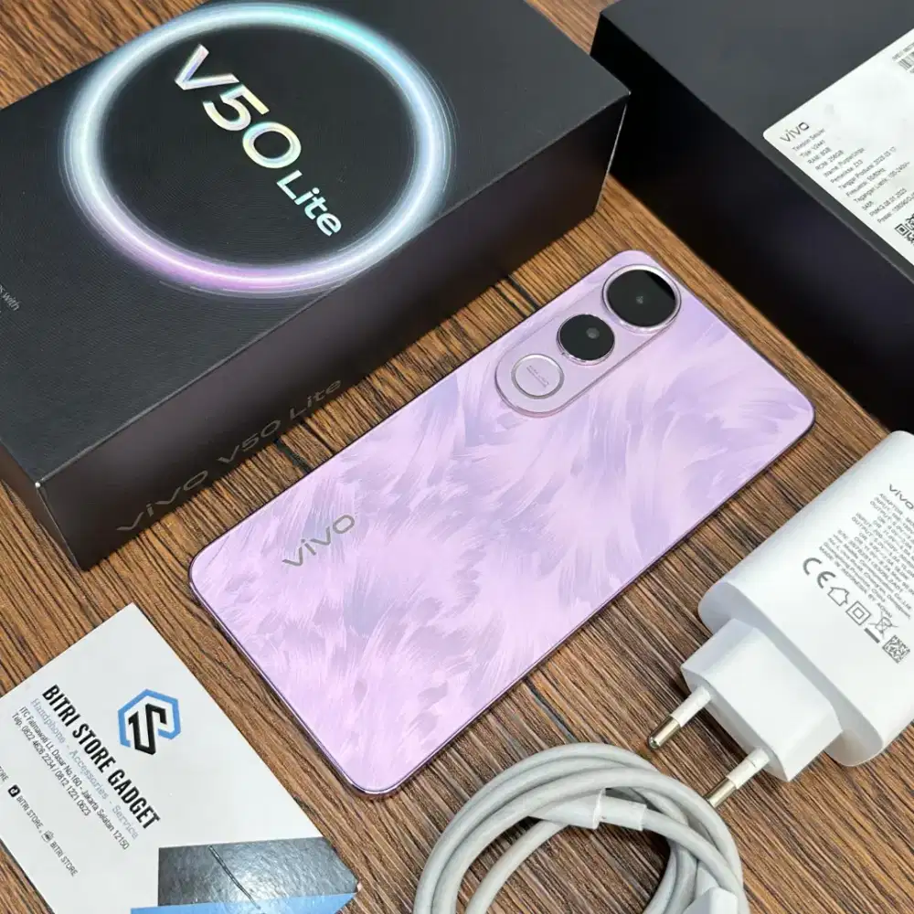 VIVO V50 lite 4G 8/256GB GARANSI RESMI INDONESIA