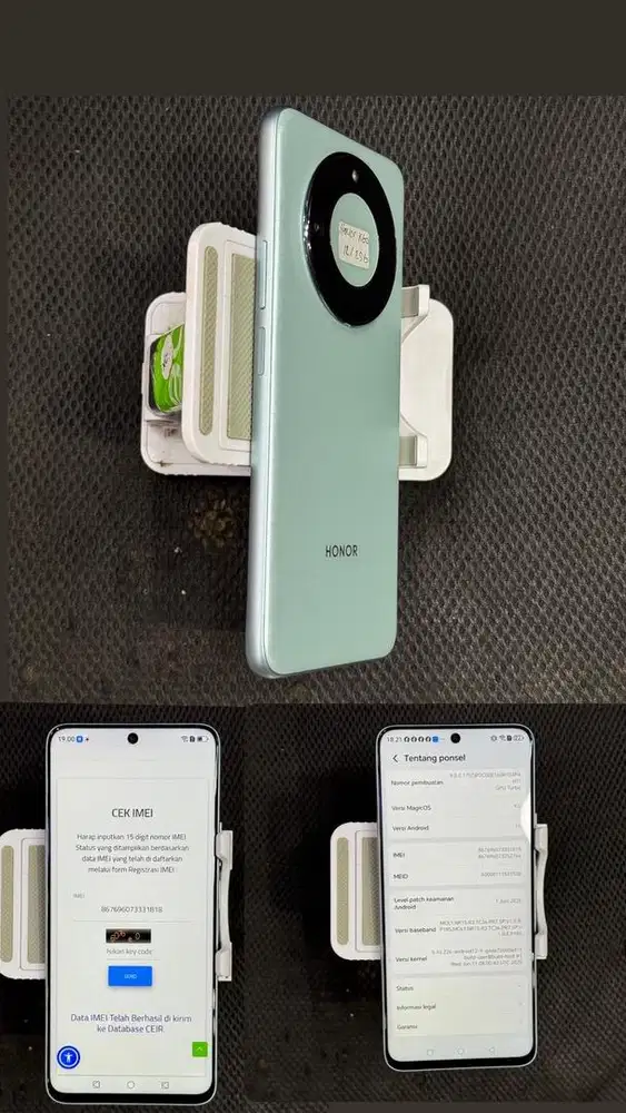 honor x60 12/256gb resmi bea cukai dual sim on mulus like new