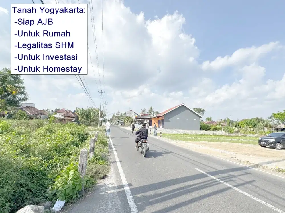 Tanah Dekat SMA N 1 Godean Sleman Untuk Rumah