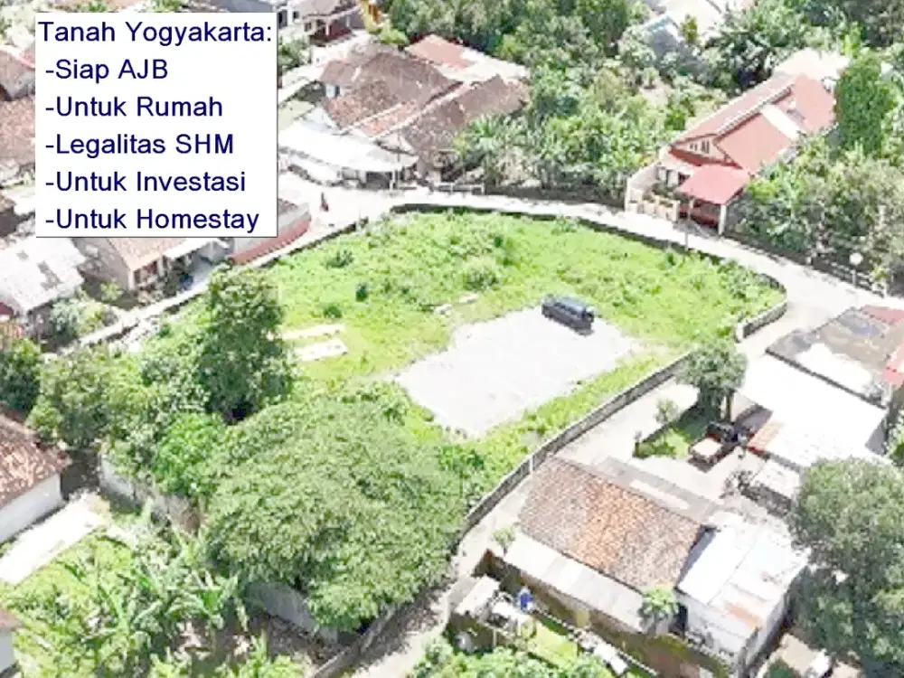 Dekat Pasar Cebongan Tanah Mlati Siap Akad Notaris