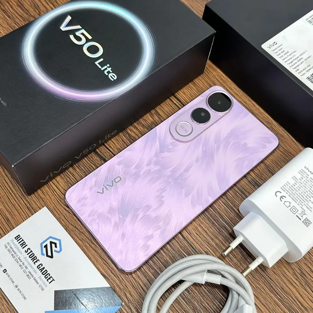 VIVO V50LITE 8/256GB PURPLE | FULLSET ORIGINAL 100%