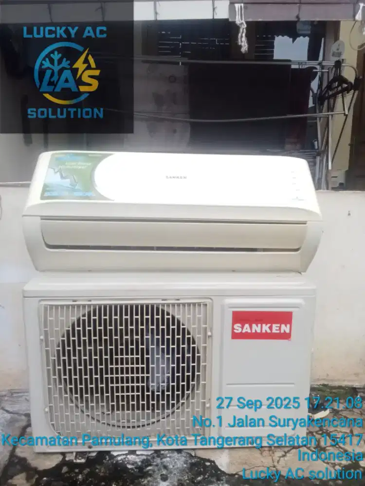 AC Sanken ½pk Bergaransi