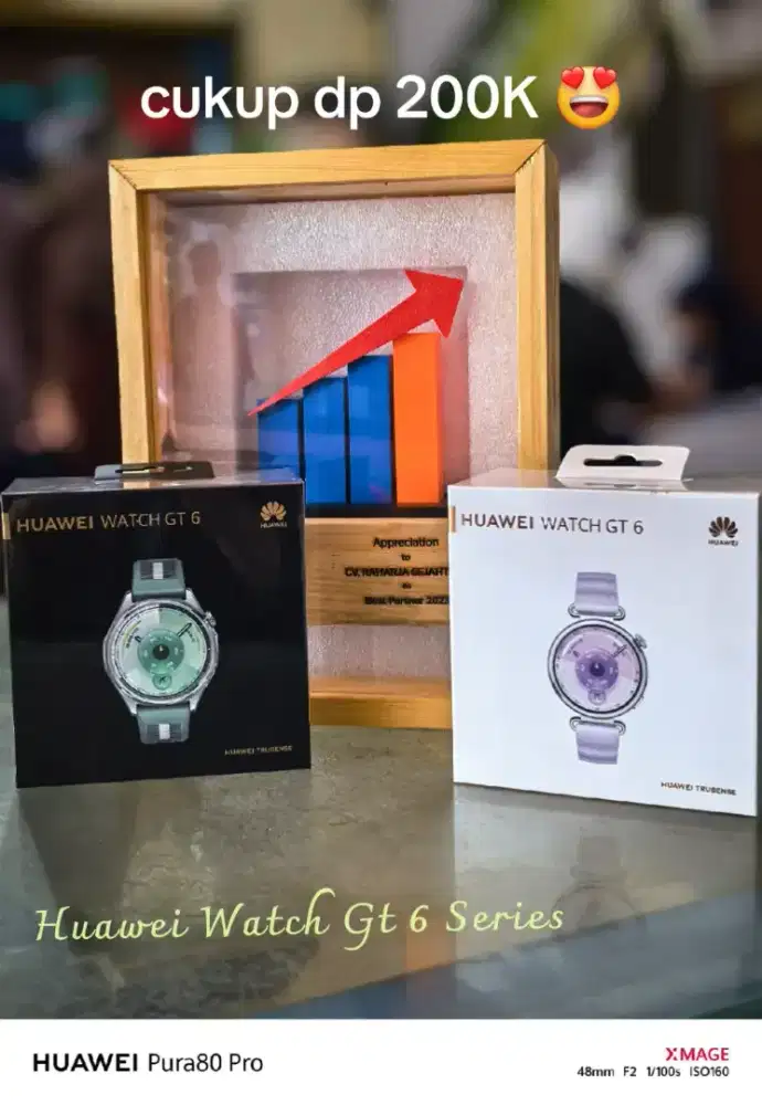 Terima DP PreOrder Huawei Watch GT6 Free Huawei Freebuds 6i