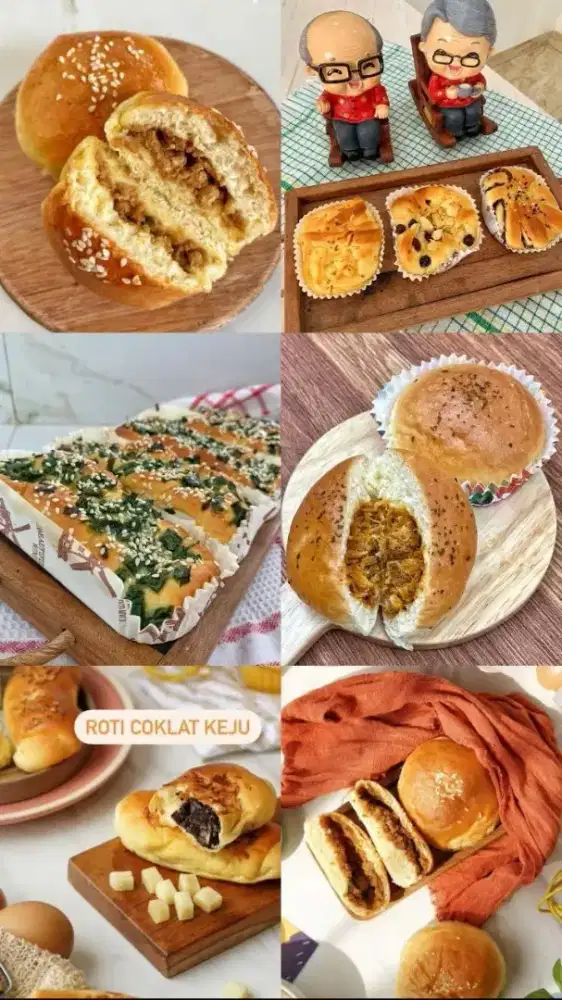 ANEKA ROTI MANIS & ROTI O