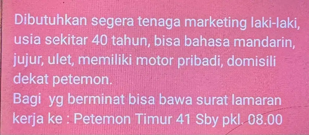Marketing dan sales