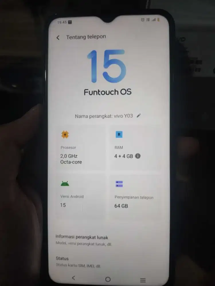 Vivo Y03 Ram 4/64