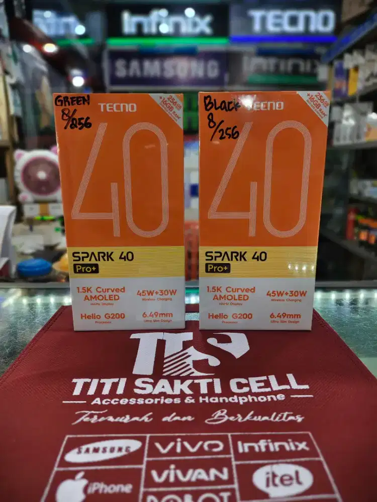 Tecno spark 40 pro plus 8/256 termurah promo