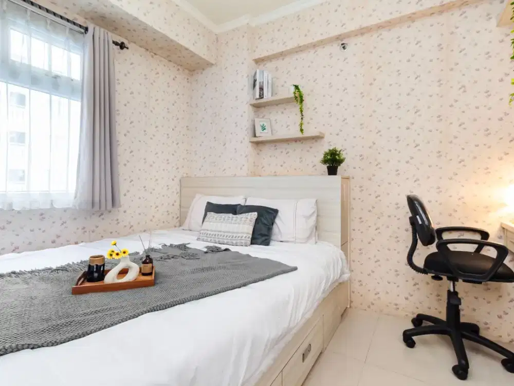 2 BR Apartemen Green Pramuka City – Siap Huni, Full Furnished, Lokasi Premium!