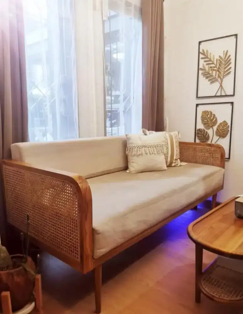 Jual Murah Sofa Jati Rotan Aesthetic