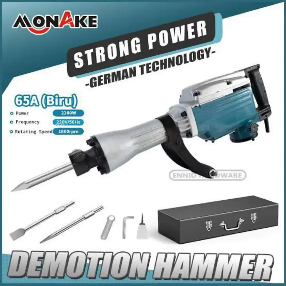 mesin bor bobok/penghancur demolition hammer 15kg