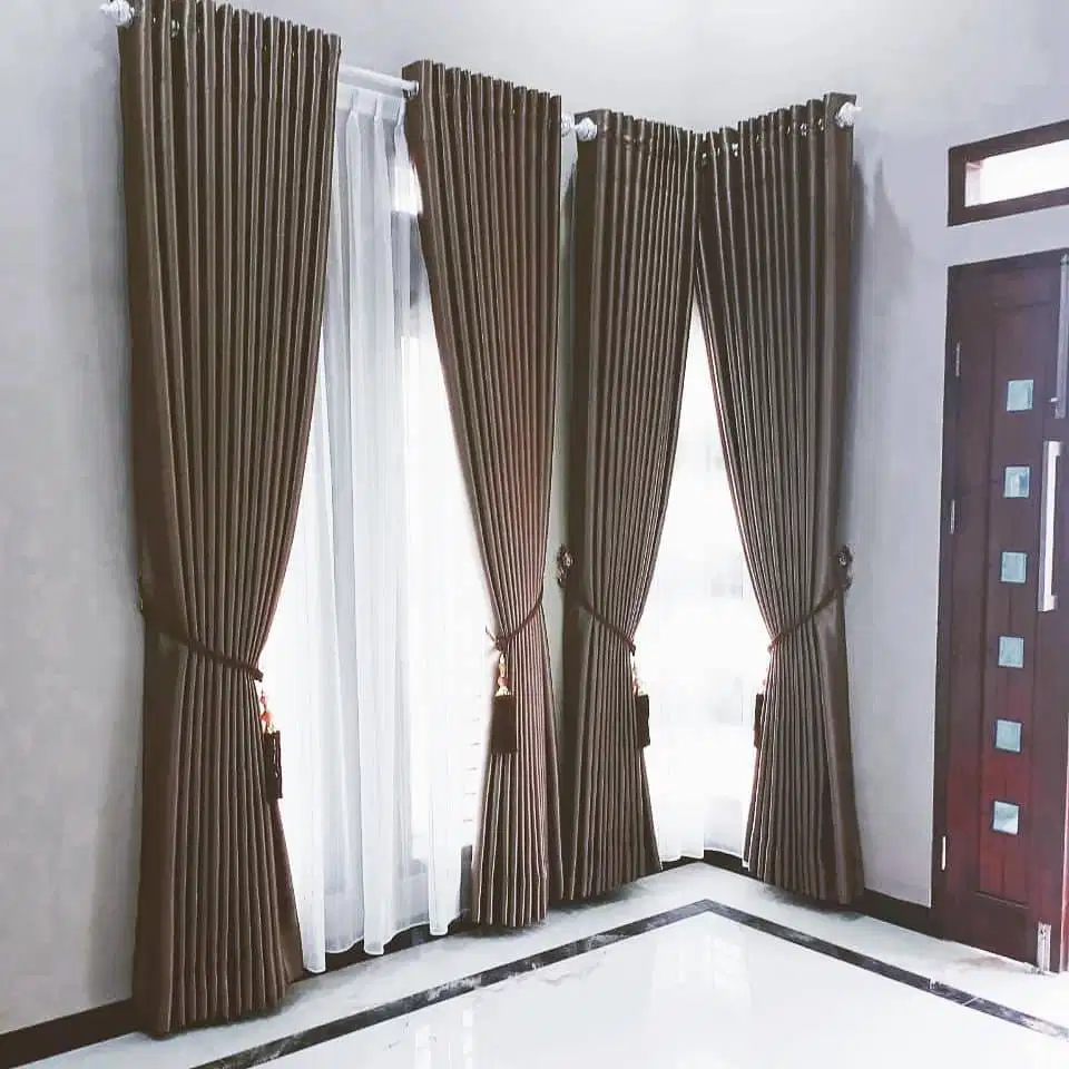 Dijual Gorden Blackout Pasang Skat Klinik Hordeng Gordyn Vitrase