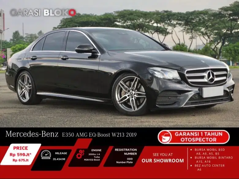 Mercedes Benz E350 AMG W213 M264 EQ-Boost 2019