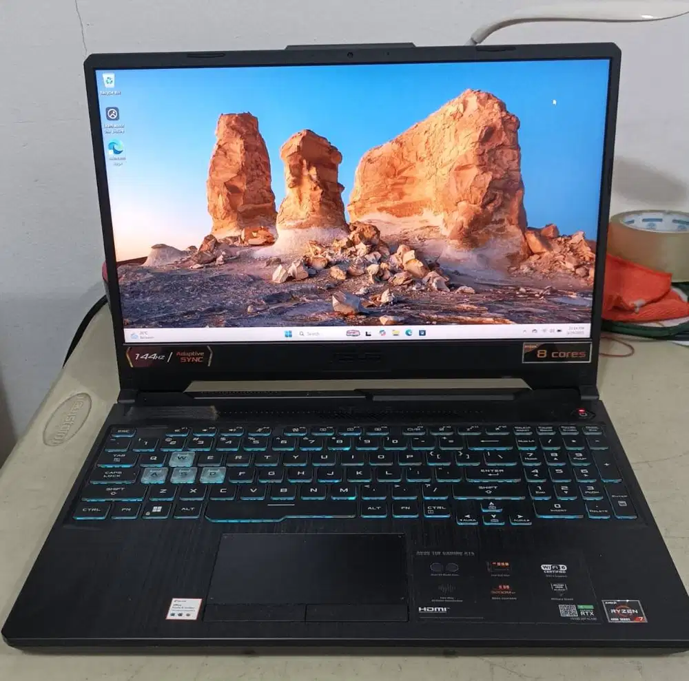Asus TUF Gaming A15 AMD Ryzen 7 Mulus Seperti baru