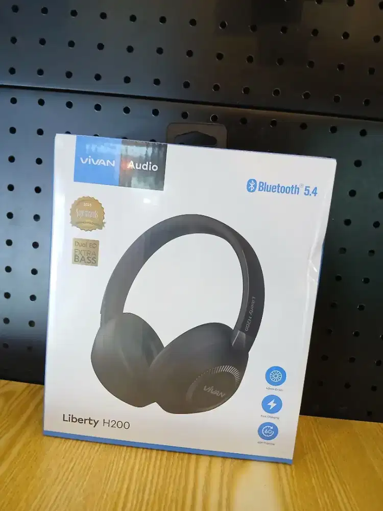 Vivan Liberty H200 Wireless Headphone Bluetooth 5.3 Dual EQ Bass
