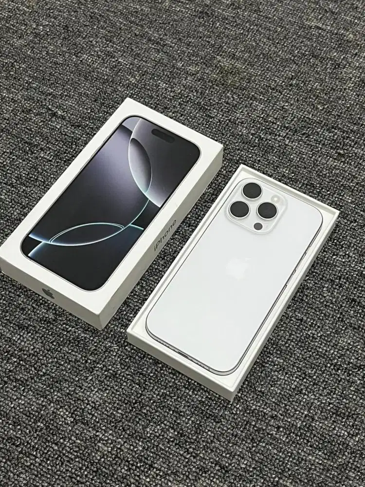 Iphone 16 pro 256 gb bea cukai white titanium