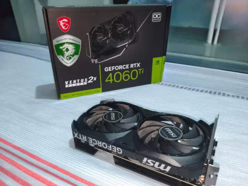 MSI Ventus Black 2× OC edition Geforce RTX 4060Ti 8GB