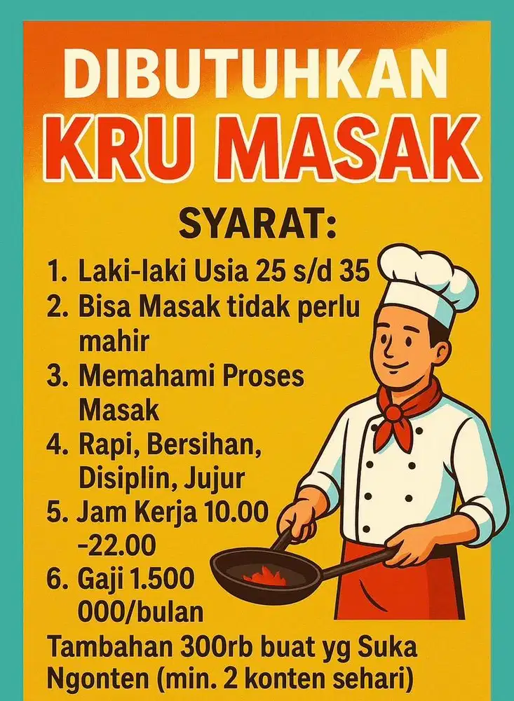 Loker Kru Masak