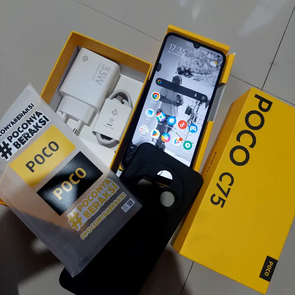 Poco c75 black 6/128gb
