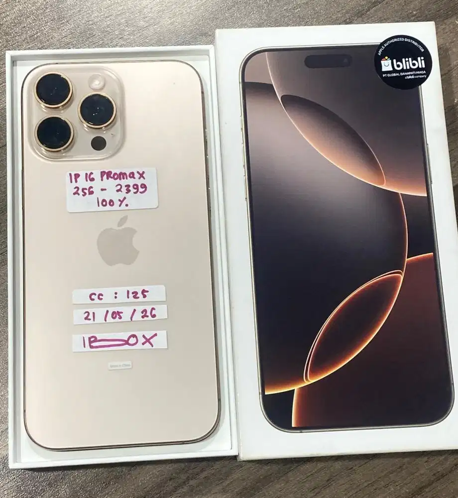 iphone 16 promax 256gb ibox fullset