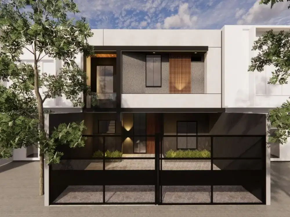 RUMAH BRAND NEW UKU 8X16,5 KOMPLEK TAMAN NYIUR 2 LT BAGUS HARGA MENARIK