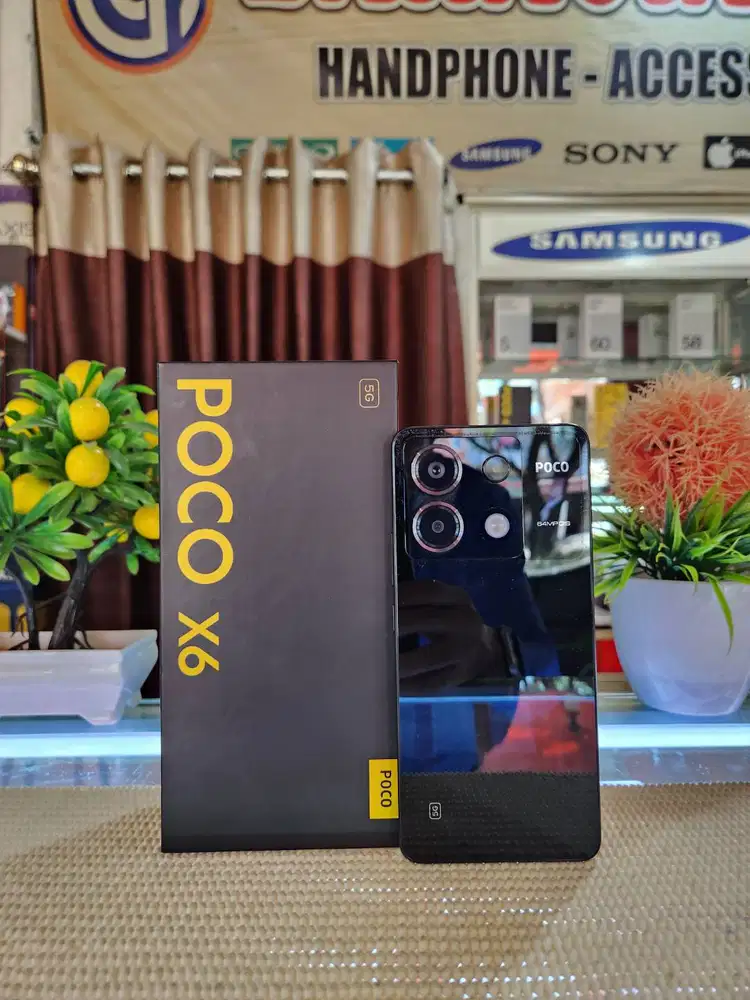 Poco X6 5G Ram 12+12Gb/ 256Gb Fullset Mulus Original 100% Bergaransi