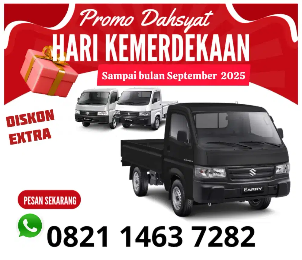 Suzuki new carry pick up wd fd ps ac kredit cash diskon besar promo