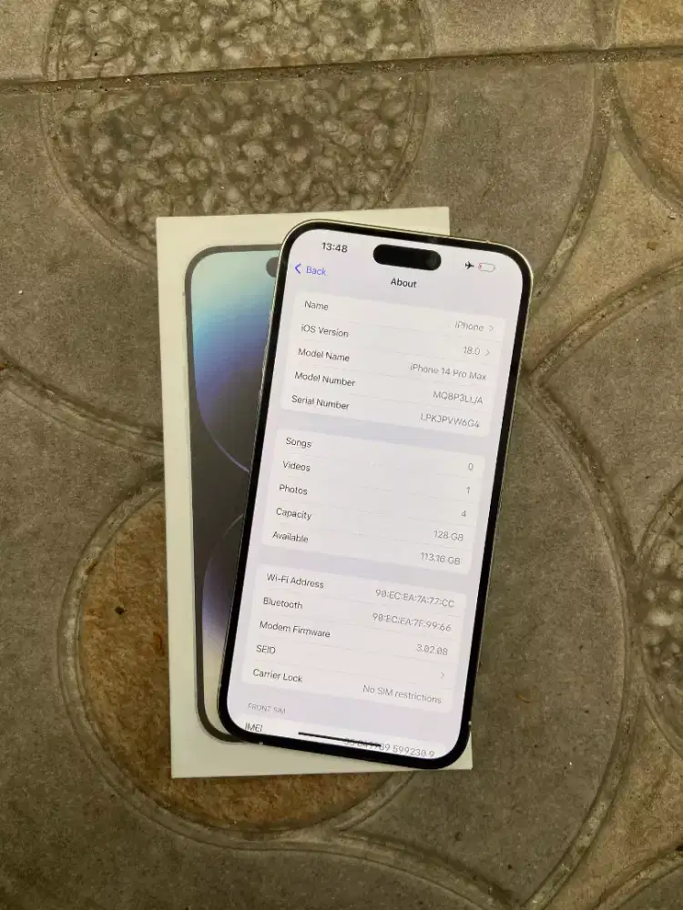 iPhone 14 Pro max 128gb
