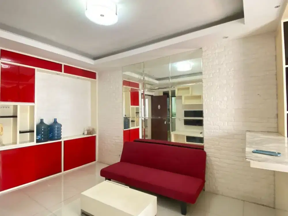 3BR jadi 2BR full furnish SIAP HUNI Apt.Mediterania garden 2