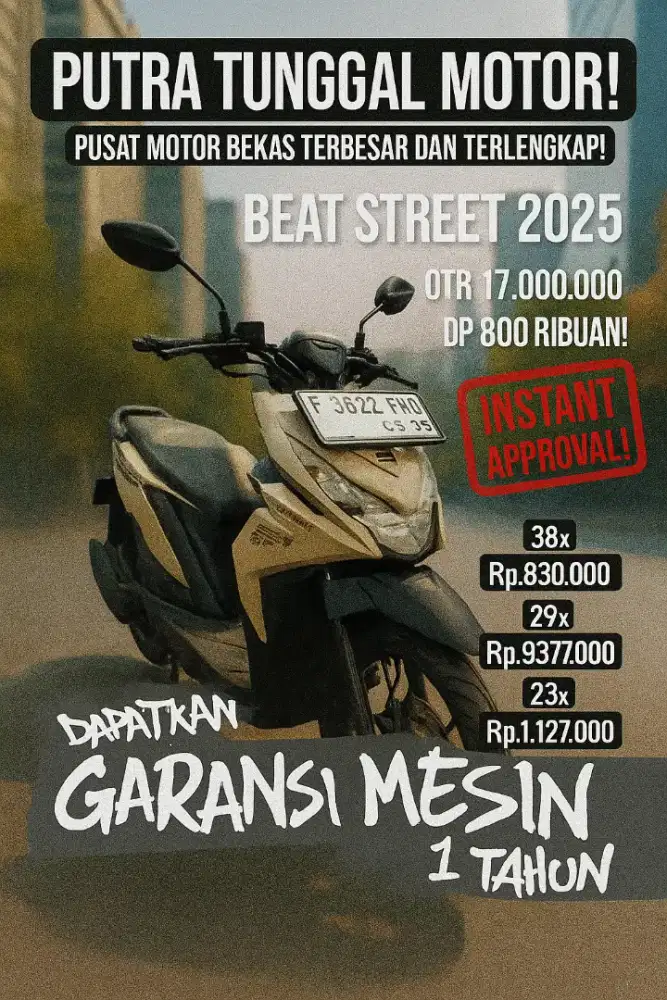 Warna unik yang pernah ada pada unit beat street. Hitam? Noo. Coklat