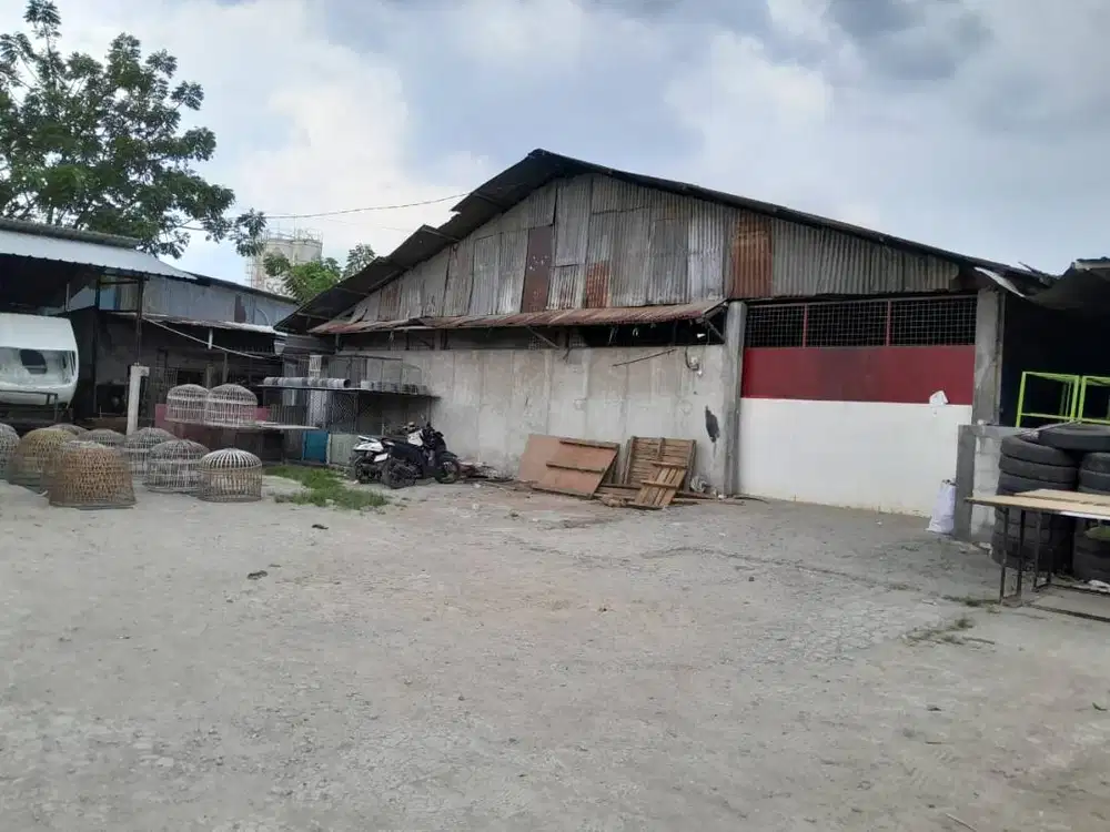 Sewa Gudang 408M2 + Lahan Parkir 300M2, Jurumudi Baru, Tangerang