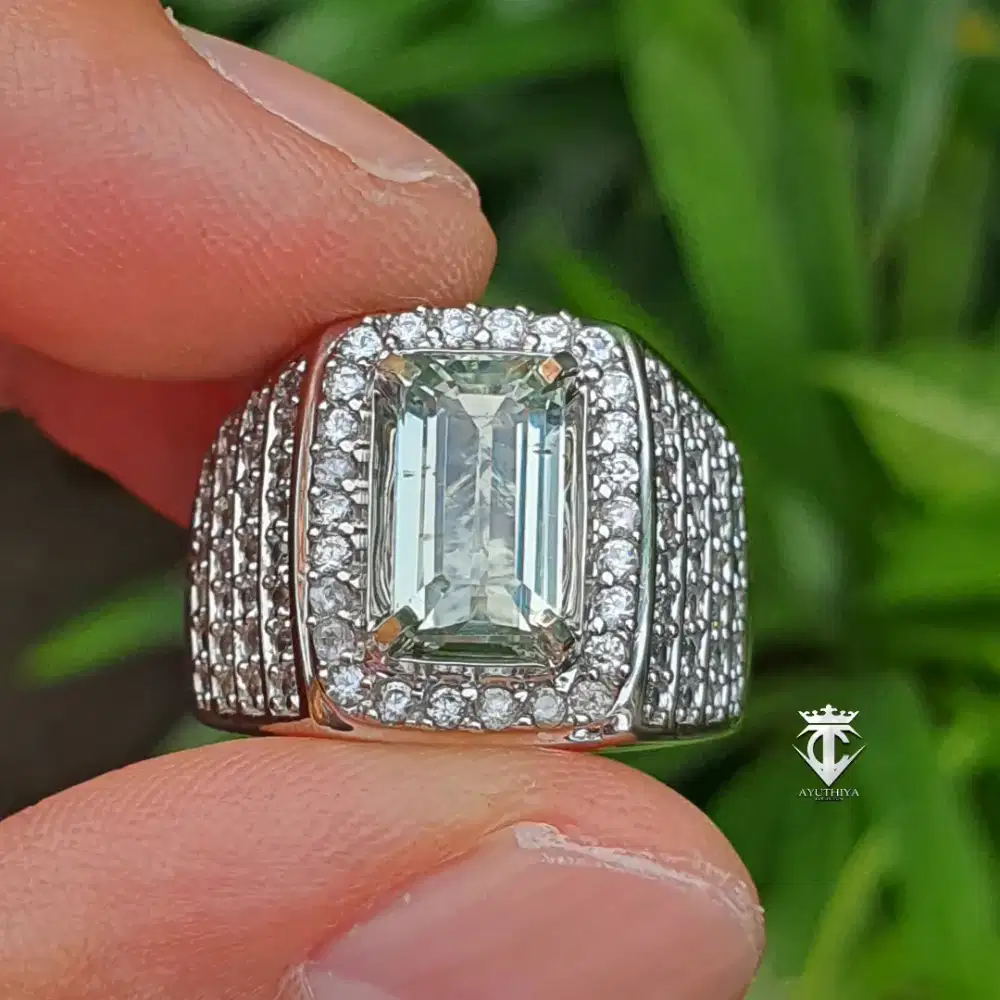 Batu Permata Natural Ice Blue Aquamarine Beryl 2.62 Ct NTE SKYLab Memo