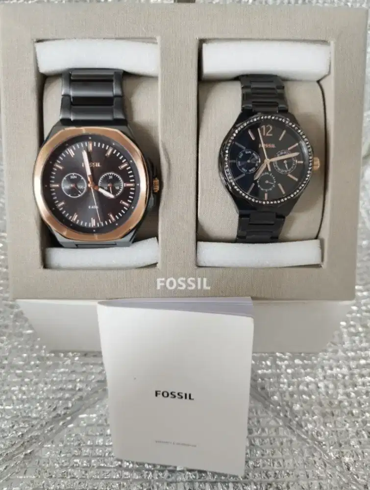 JAM TANGAN ANALOG ORIGINAL FOSSIL COUPLE PRIA WANITA
