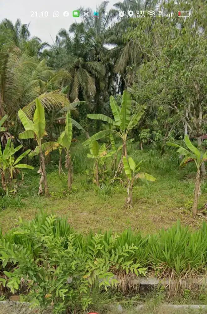 Dijual Cepat Murah Tanah Darat Strategis pinggir jalan utama Aspal