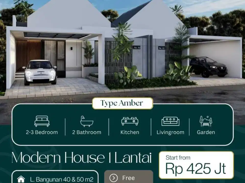 Dijual Rumah kawasan pinggir jalan raya Gunungpati 15 Menit Ke UNNES