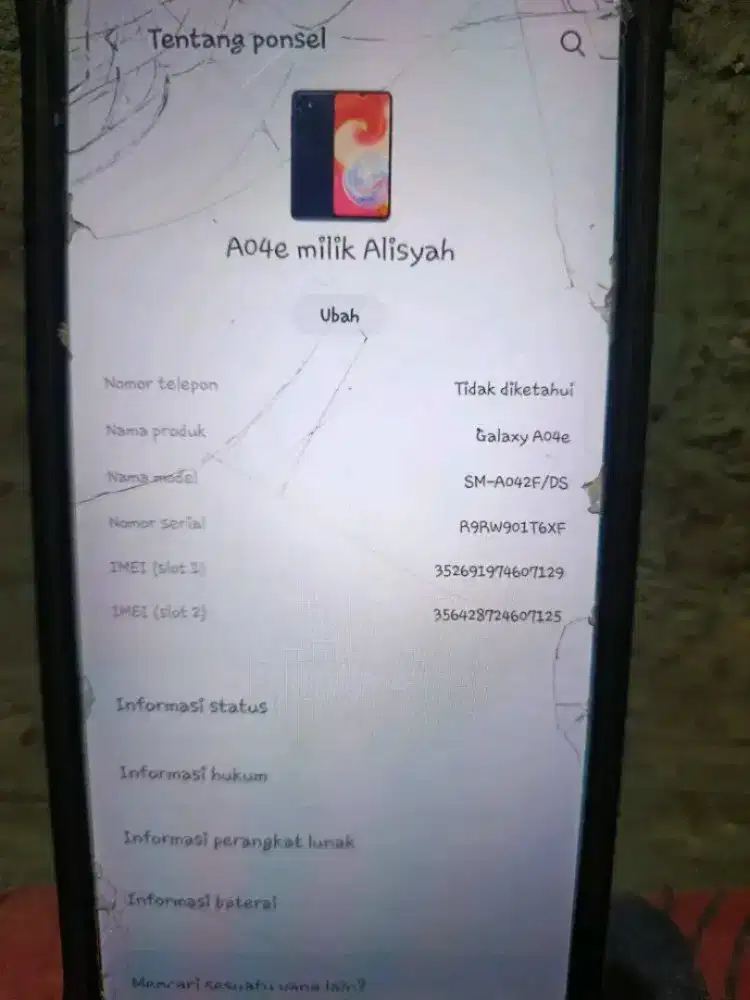 Samsung A04e ram 3/64
