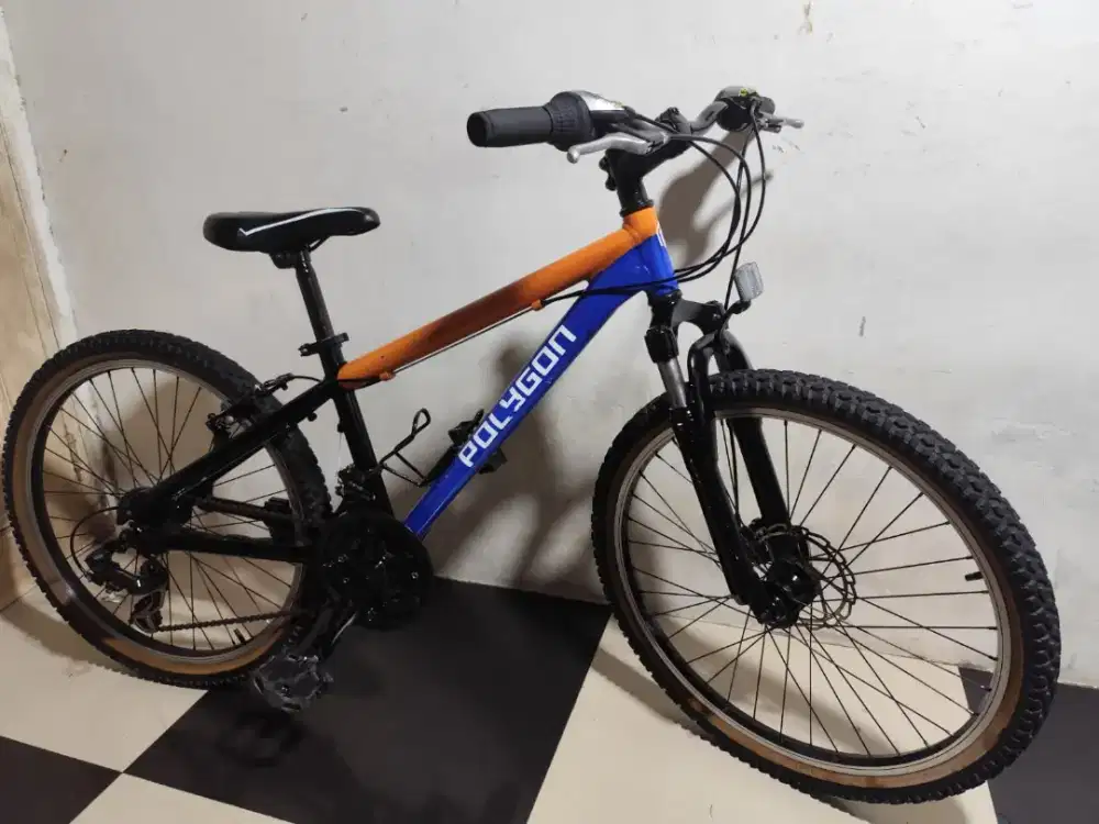 Sepeda MTB poligon ukuran 24 Prem aloy alumunium
