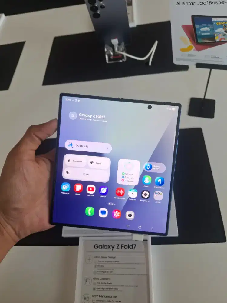 SAMSUNG Z FOLD 7 FREE BUDS FE, CHARGER, ZPREMIERE DAN GOOGLE AI PRO